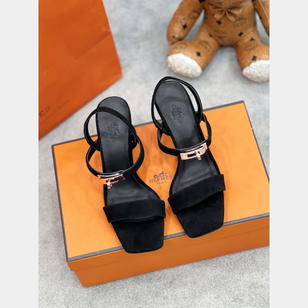 Heel 7.5 cm Knockoff Hermes Sandals High Quality Shoes