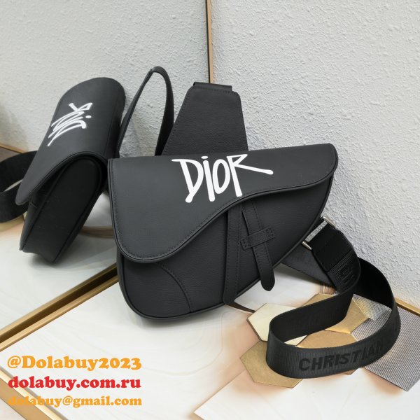 Fashion CHRISTIAN DIOR saddle homme men bag