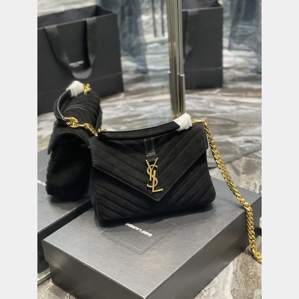 Fake YSL Top Monogram College 392737 Leather Shoulder Bag