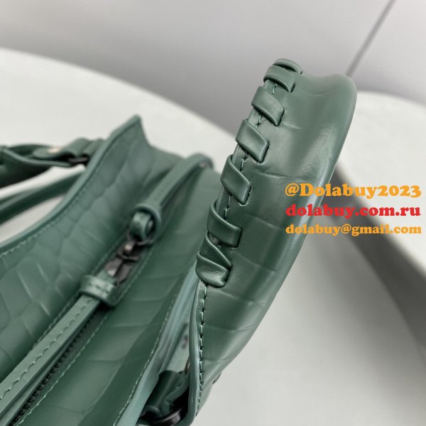 AAA+ Balenciaga Luxury cuag Dark green crocodile bag