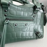 AAA+ Balenciaga Luxury cuag Dark green crocodile bag