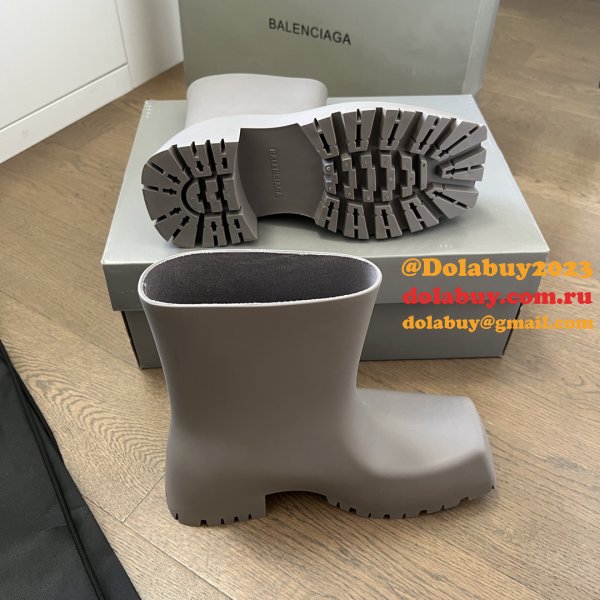 1:1 Mirror Balenciaga Luxury Trooper Rubber Boot 1:1 Mirror