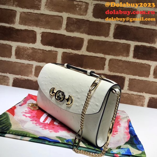 Knockoff Gucci Designer Zumi smooth leather small shoulder 572375 bag