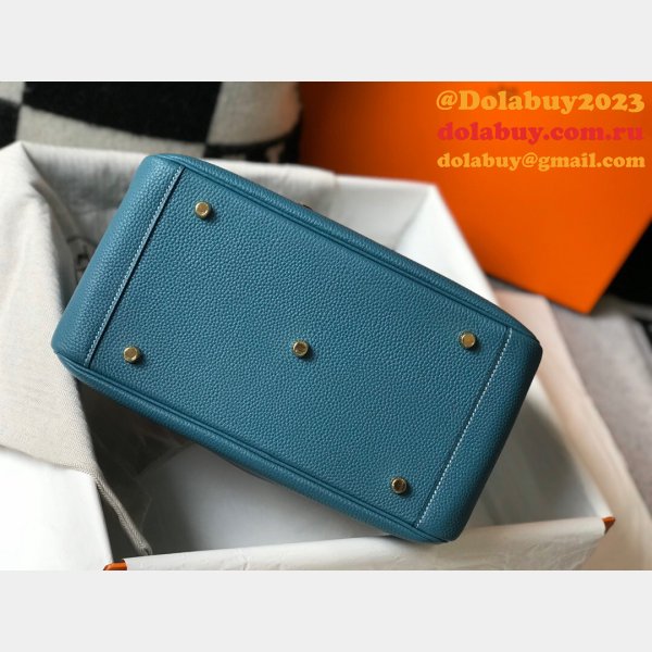 Hermes AAA+ Blue Lindy 26cm Bags Sale Outlet Online