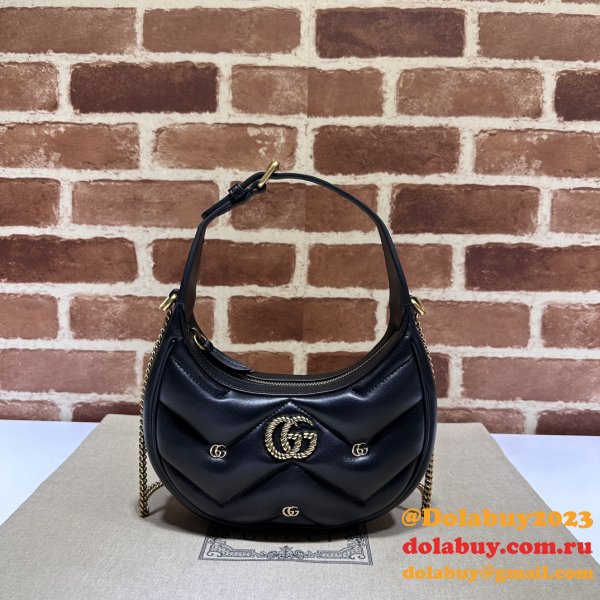 Copy GG Marmont Half-moon-shaped 770983 Perfect Top Quality Bag