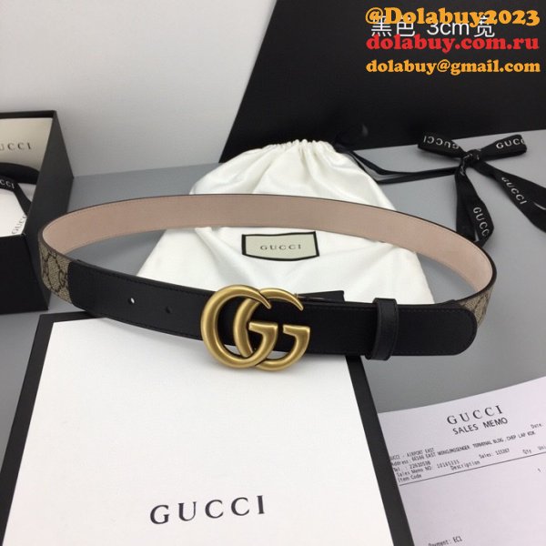 Luxury Luxury Gucci 3.0CM Designer Belts Online Store