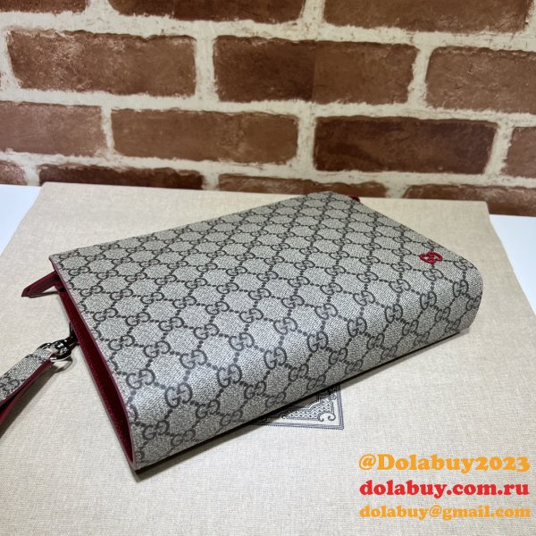 Pouch 1:1 Gucci Clutches Knockoff GG Detai 768255 Cheap Bag