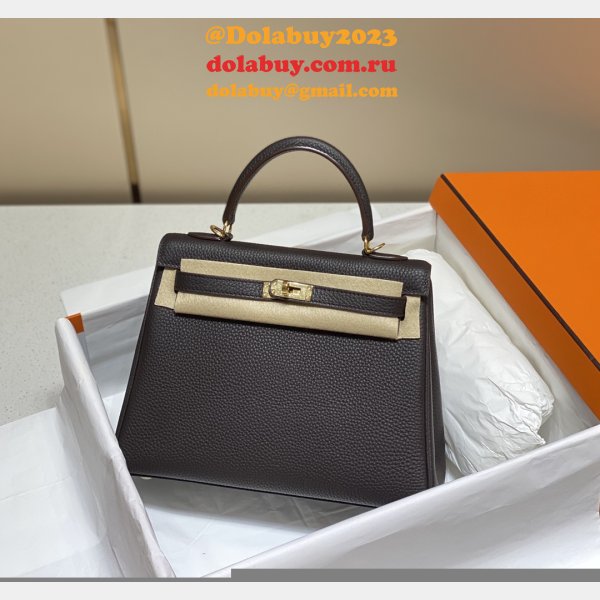 High Quality Customize Hermes Kelly 25MM/28MM TOGO LEATHER For Sale Inspired