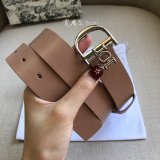 High Quality Christian Dior AAA Belts red/black/brown 30mm 1:1 Mirror