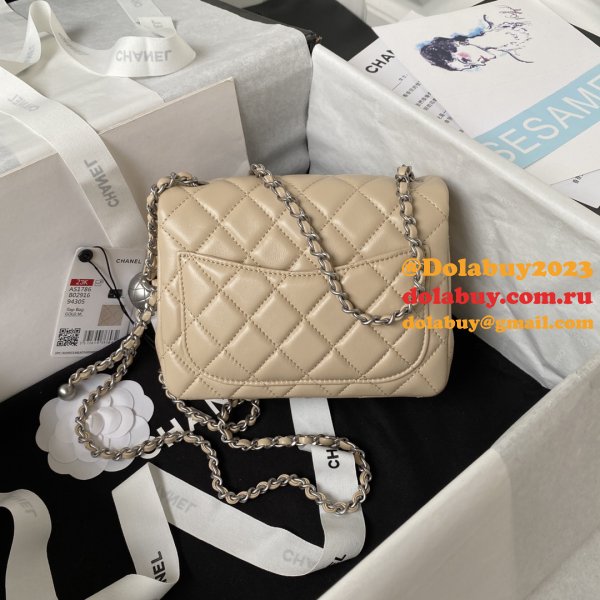 AAA+ CC CF mini classical AS1786 SILVER BALL bag