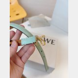 Fashion Loewe Women Belt 1:1 Mirror Smooth 1.5cm Width