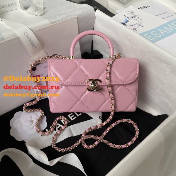 Top Quality UKs Shiny Box Tote 1:1 Mirror AS4469 Bag