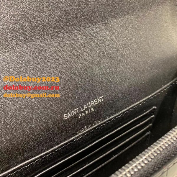 Duplicate black Saint Laurent YSL Monogram Logo Fanny Pack