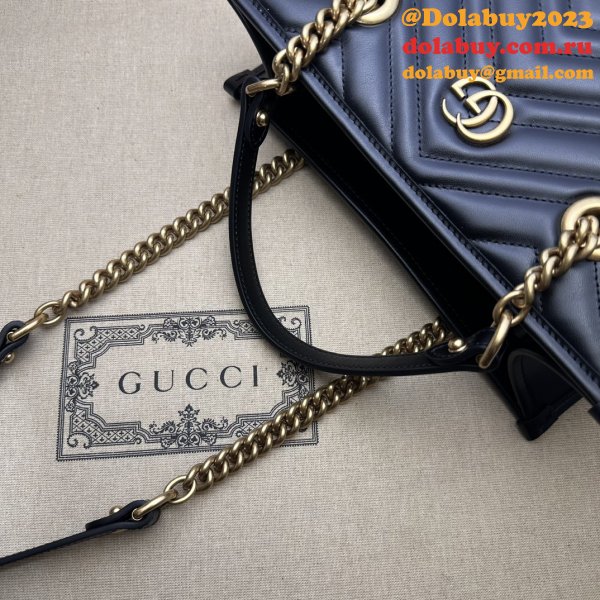 UK gucci GG Marmont SMALL TOTE BAG