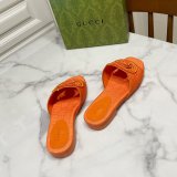 1:1 Mirror GUCCI INTERLOCKING G CUT-OUT SANDAL FLAT