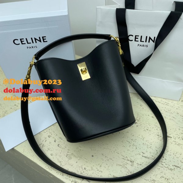 UK Celine Perfect Perfect Quality Teen Bucket Triomphe Bag