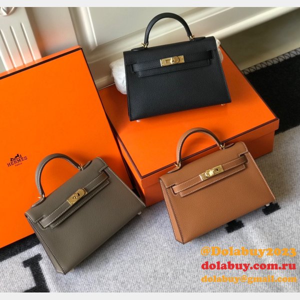 Buy Designer Best High Quality bag Hermes Kelly 19CM Mini Bags Online