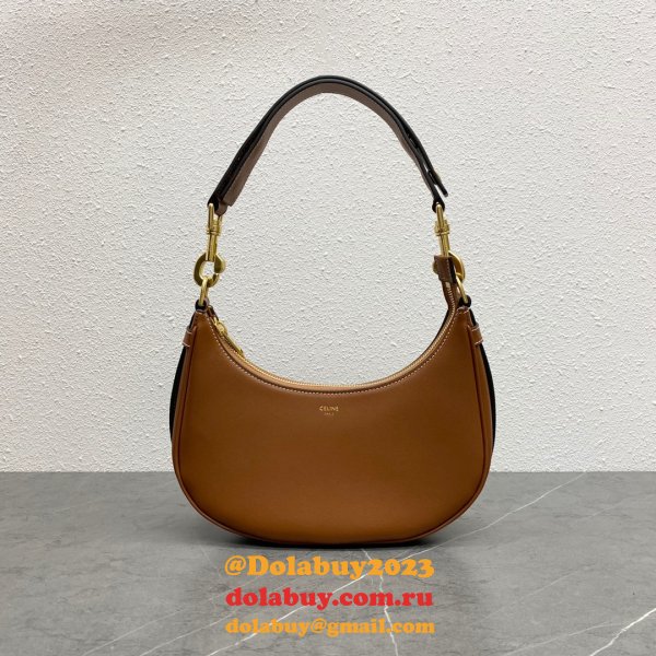 Celine 1:1 Mirror Luxury Ava Strap Hobo 196923 Top Bag