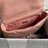 Top CC 19 Bags 2021 Pink 30CM 1:1 Mirror