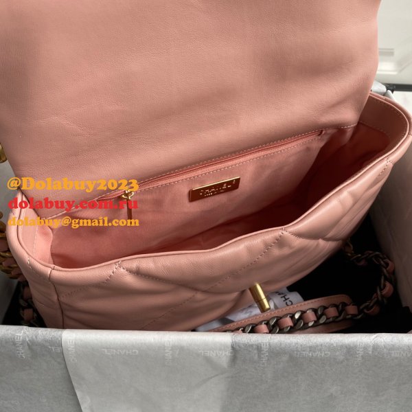 Top CC 19 Bags 2021 Pink 30CM 1:1 Mirror