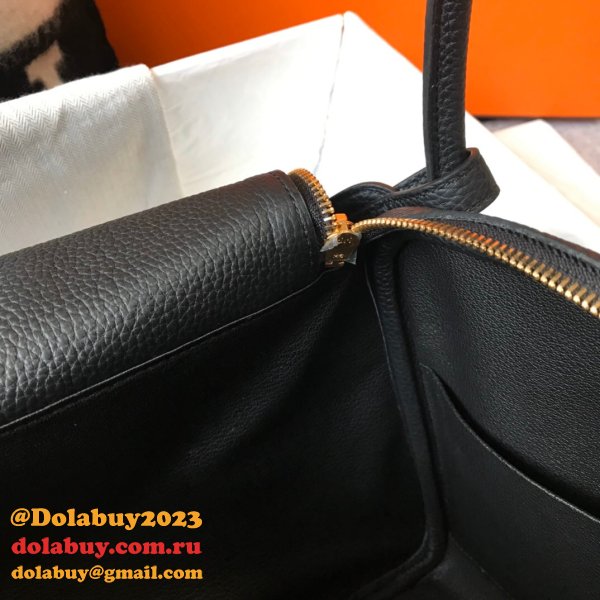 Best Hermes Lindy 26cm Black Bags Sale Outlet Online