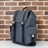 Gucci Men 792080 GG Designer Top Qualitys Backpack In Black GG Supreme