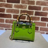 AAA Quality Fake Gucci Diana lizard 675800 bag