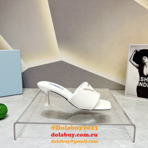 Top Quality Duplicate Wholesale PRADA LEATHER SLIPPERS