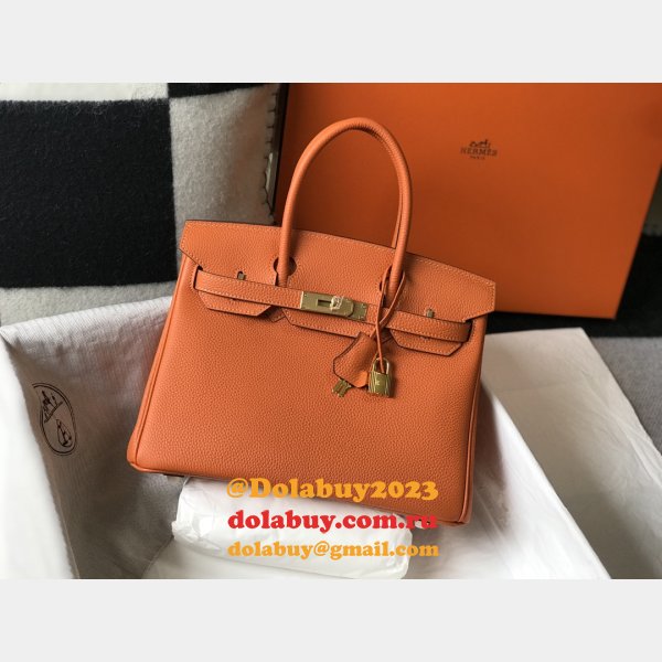 Customize Best Quality 1:1 Mirror Hermes Birkin 30cm 1:1 Handbags on Sale