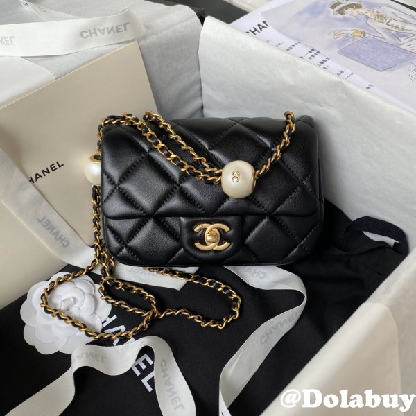 Luxury Wholesale Flap Black AS4868 Inspired Bags