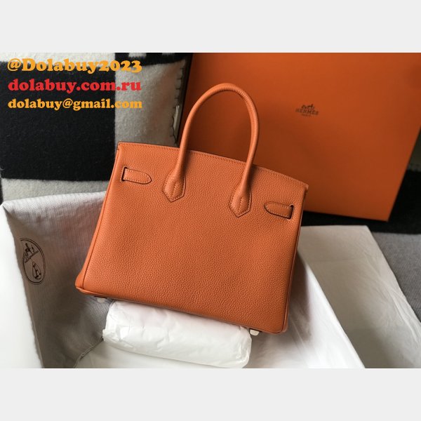 Customize Best Quality 1:1 Mirror Hermes Birkin 30cm 1:1 Handbags on Sale