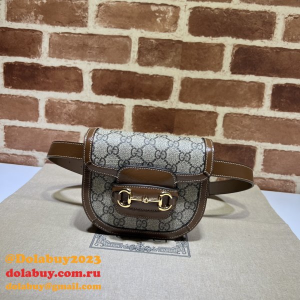 Gucci Duplicate Horsebit 1955 Rounded Belt 760198 Inspired