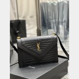 YSL AAA+ Knockoff 668863 Gaby Satchel Quilted Shoulder Black Bag