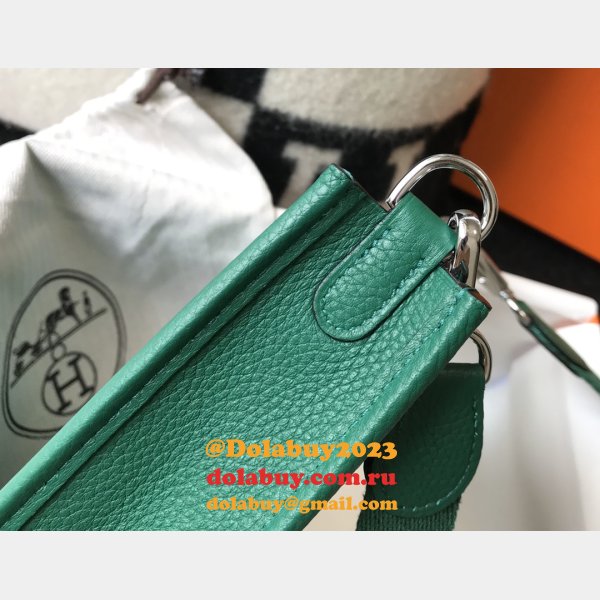 Hermes Evelyne Green Quality AAA+ Top Quality Handbags