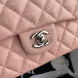 CC Copy 25.5CM Classic Flap Bag Caviar Leather A01112 Pink