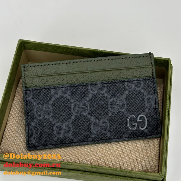 Knockoff Gucci 1:1 Mirror 768248 Card Case Holder Mens