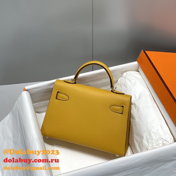 Buy Designer Best High Quality bag Hermes Kelly 19CM Mini Bags Online