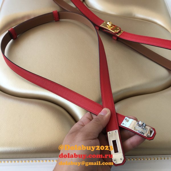 Inspired hottest selling hermes kelly thin belt 17mm