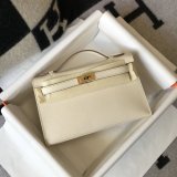 UK Hermes EPSOM LEATHER Mini Kelly Pouchette