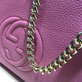 Cheap Gucci Soho Leather Chain Strap Shoulder 387043 Bag