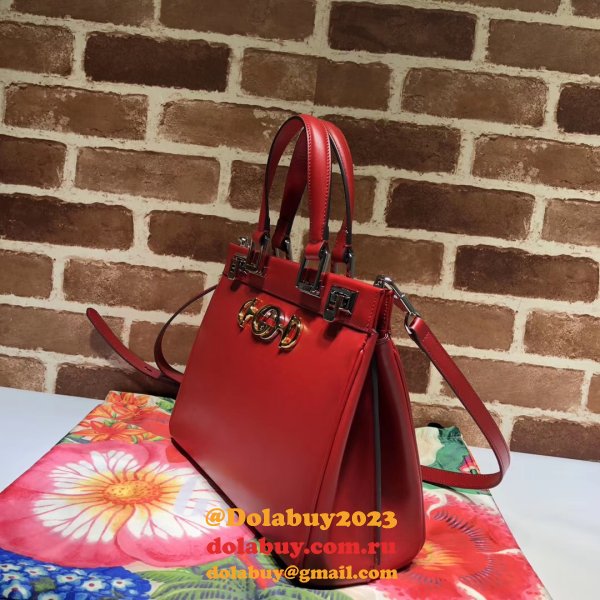 High Quality Gucci UK Zumi snakeskin small top handle 569712 bag