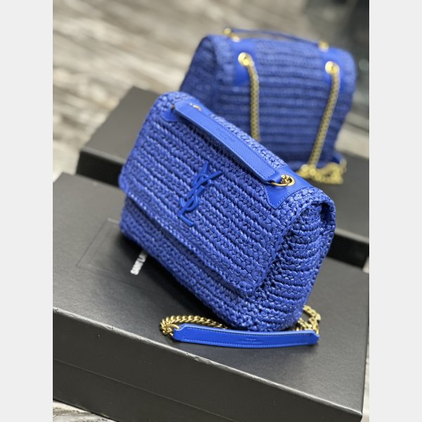 To Buy Copy Best YSL Niki 22/28cm 633151/633158 Weave Bag