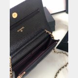 High Quality CC woc chain bag AP0250 MAGNETIC BUCKLE caviar 19CM AAA+