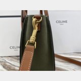 Designer Duplicate Celine Brown/Green Luggage Bags For Sale