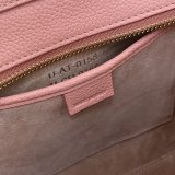 Duplicate Celine Pink Nano Luggage bag in drummed calfskin