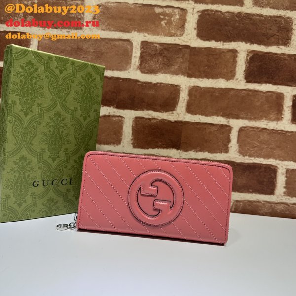 Designer Gucci 760312 Blondie Zip-Around Wallet 1:1 Mirror