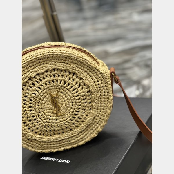 Buy Wholesale China YSL 685601 Beach Straw Woven Duplicate Bag