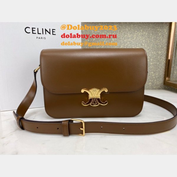 The Best Celine 1:1 Mirror Triomphe Knockoff  22cm Bag