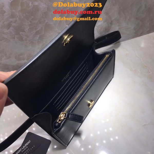 Fakes YSL Saint Laurent Waist Pack Fanny Pack Black Belt Bag