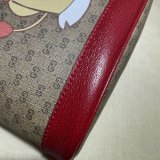 Wholesale Doraemon x Gucci small bucket 655597 red bag